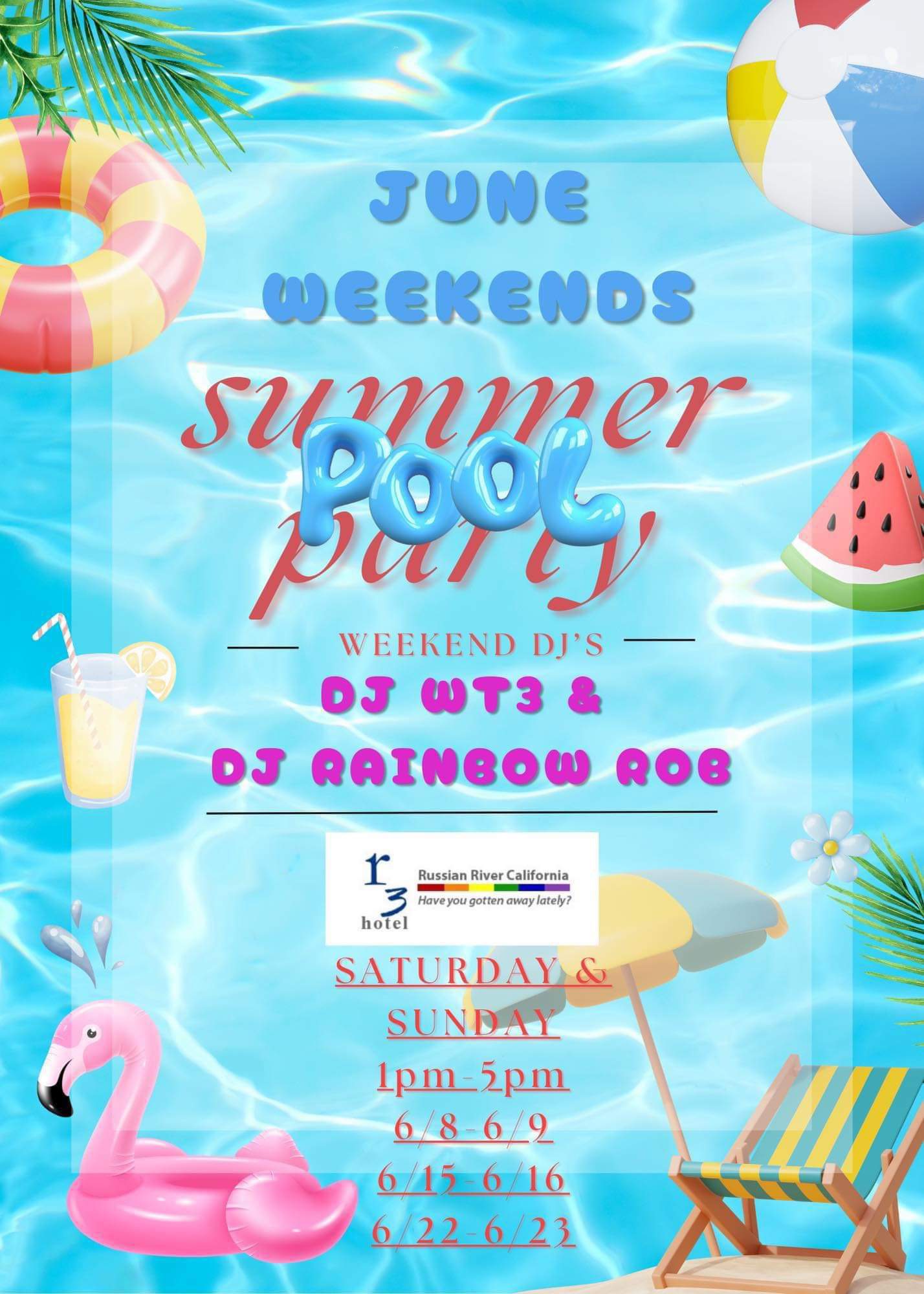 Pool Parties June